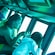 A mother and daughter view sea life through the observation windows of a semi submarine